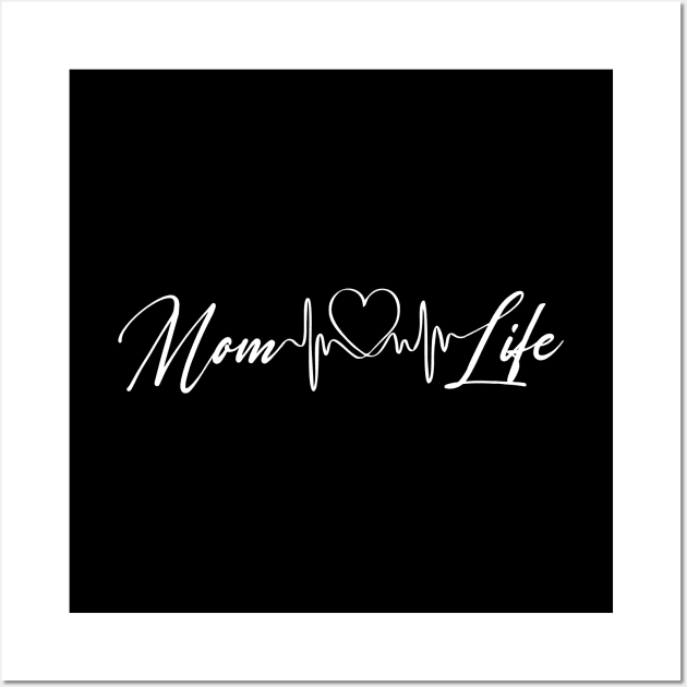 mom life matters mommy life Wall Art by Pannolinno